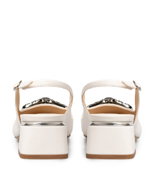 Zapatilla Latte Slingback Hebilla 252504